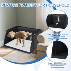 MABOZOO pee pad holder against-wall use supports wall protection during training