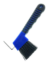 MacMaxe hoof pick brush navy with steel pick for rust-resistant, thorough hoof cleaning