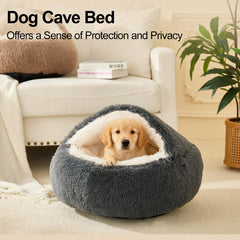 MADDEMCUTE round bed flat lay shows versatile flat option with plush rim