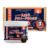 Maddie's Ultra Easy Pill-Dough Wrap jar demonstrates quick pill pockets for easier administration.