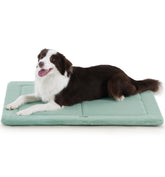 MADE 4 PETS dog crate pad ultra-soft green for cozy crate naps