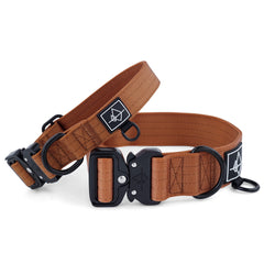 MADE TO ROAM Premium dog collar Nevada Evening d-ring for quick leash attachment during hikes.