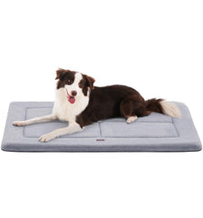Made4Pets crate pad 35x23 in ultra-soft faux fur for calm, restful sleep.