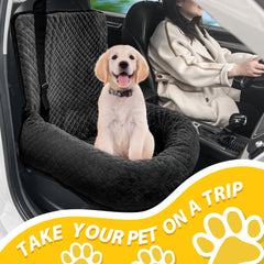 MagicFox dog car seat in car fit demonstrates versatile compatibility across vehicle types.