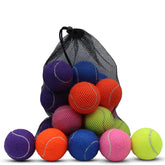 Magicorange 20-pack dog tennis balls in multi-color for interactive fetch fun.
