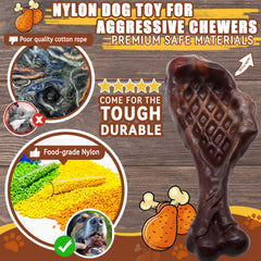Magicorange bacon-flavor dog toy keeps dogs engaged during long chewing sessions.