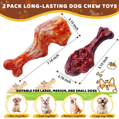 Magicorange bacon-flavored dog chew toy enhances chewing sessions