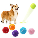 Magicorange six-pack dog tennis balls colorful closeup ideal for engaging fetch and play