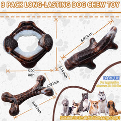 Magicorange nylon dog toy highlights rugged durability for prolonged chewing sessions.