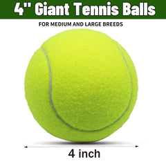 Magicorange six pack dog tennis balls with reusable mesh bag for convenient storage.