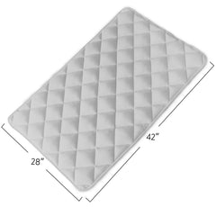 Magik & Kover crate pad anti-slip bottom stabilizes the mat on flooring