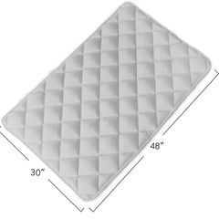 Magik & Kover crate pad soft top material in gray fabric
