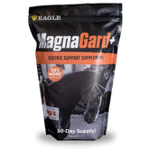 Magnagard Plus bag closeup showing 6-lb packaging for longer supply.