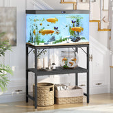 MAHANCRIS 20-gallon stand top view; stable surface for safe tank placement.