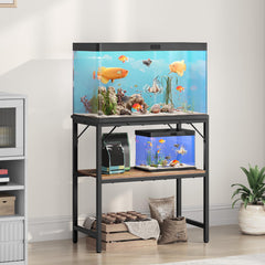 MAHANCRIS 20gal stand sturdy cross-frame and corner triangles visible