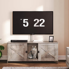 MAHANCRIS cat enclosure includes detachable honeycomb scratching board for playful scratching