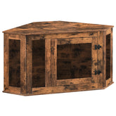 MAHANCRIS Corner Dog Crate assembly view shows easy setup for busy homes.