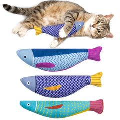 Maiiu Soft Catnip Toy Fish with soft fabric for gentle play