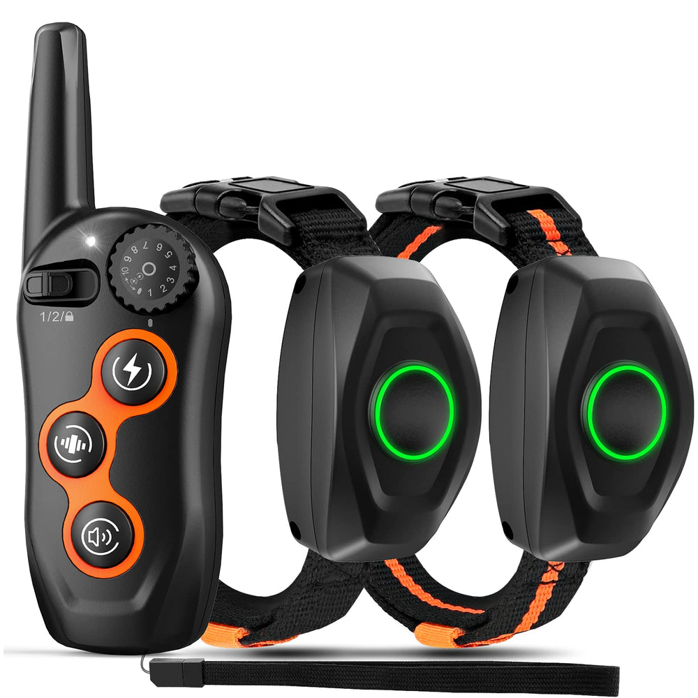 MAISOIE dog training collar front view for easy setup and control