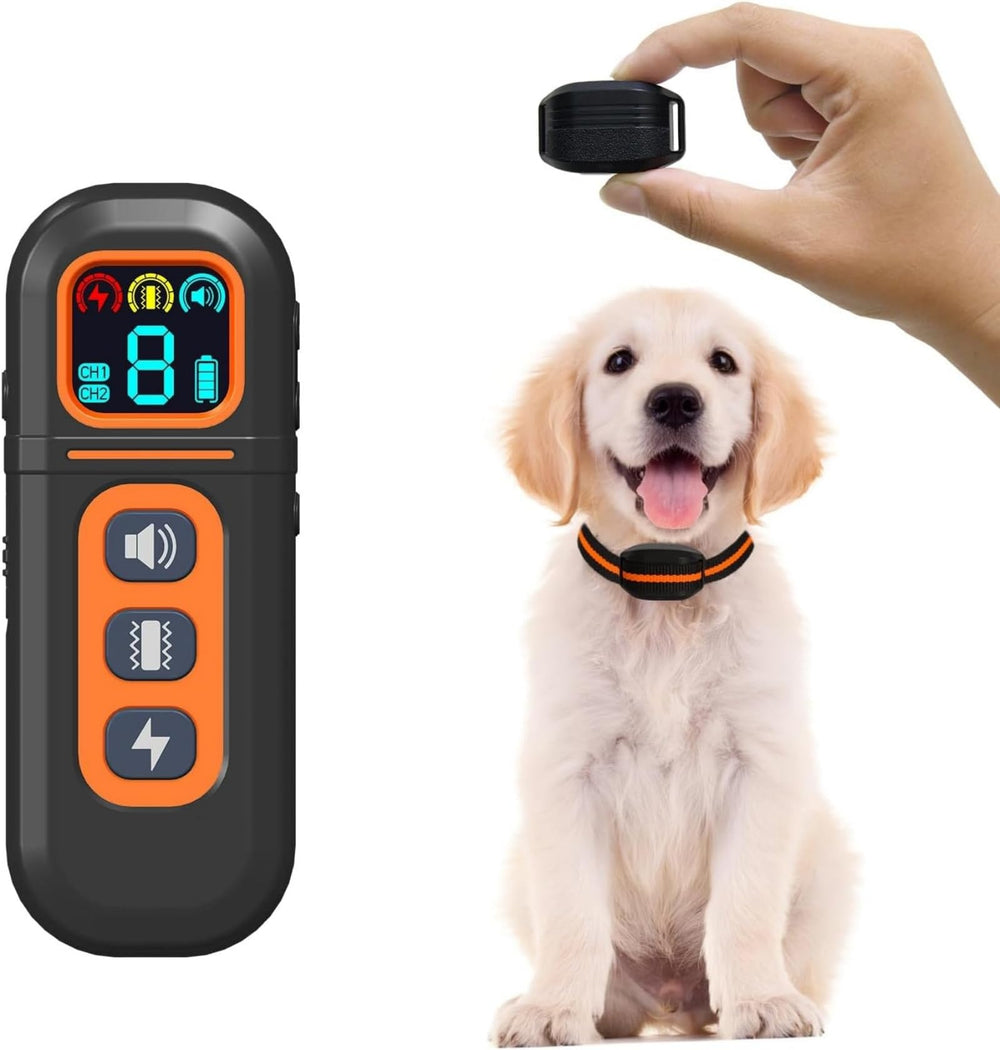 MAISOIE ultra-small dog shock collar front view for comfortable training on walks
