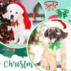 Maitys Christmas dog bow tree design enhances party outfits and pet photos.