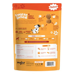 MAJOR PETS single-protein turkey dog treat close-up highlights nutrition-focused bite