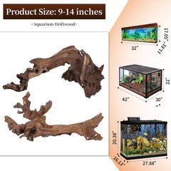 majoywoo moss-tree ready driftwood showcases versatile aquarium landscaping options