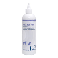 Mal-A-Ket Plus TrizEDTA Flush 12oz bottle front for easy at-home skin care.