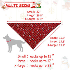 Malier bandana plaid snowflake detail green close up showing durable cotton style
