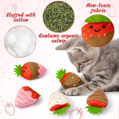 MALLMALL6 catnip toy safe durable materials for long lasting kitten fun.