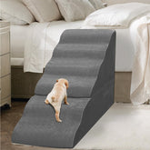 MALOROY dog stairs dimensions visible, 40 inch long, 30 inch tall for tall bed access.