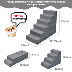 MALOROY dog steps wide and deep steps support comfortable climbs