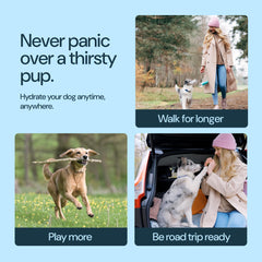 MalsiPree one-hand operation blue displays effortless use during walks.