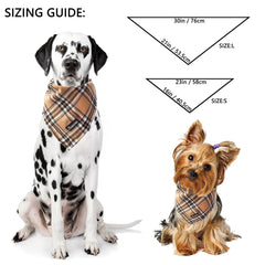 MAMORE triangle adjustable bandana neck view demonstrates easy-fit design for dogs