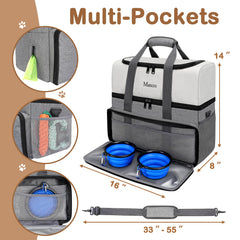 Mancro two extra-large food containers ready for on-the-go meals.