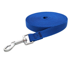 MANDAO durable nylon leash blue emphasizes sturdy construction for daily walks