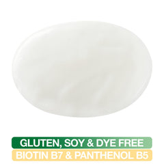 Mane 'n Tail formula with argan, coconut, hyaluronate highlights nourished, strengthened strands.