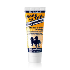 Mane 'n Tail Hoofmaker hand bottle closeup showing nourishing, non-greasy formula