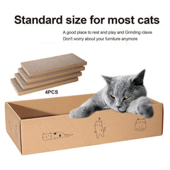 Mankaide non-toxic glue detail ensures safe scratching materials for cats.