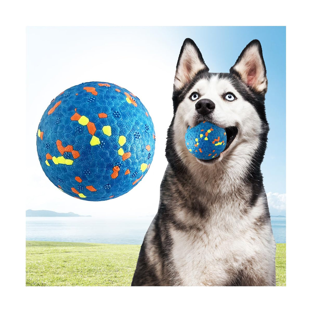 Mankoda Dog Balls durable-aggressive-chewer image shows resilience against strong bites for lasting play.
