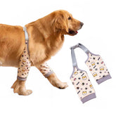 MANON ROSA dog elbow pad front view protects wounds and supports comfort.