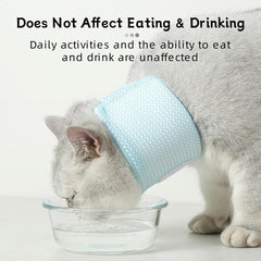 MANON ROSA adjustable-fit Elizabethan collar offers secure, comfortable neck support