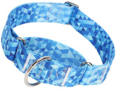 Maowuwujoz 1.5-inch martingale collar wide blue XL closeup — durable, comfortable control.