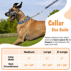 MAOWUWUJOZ dog-wearing-martingale-collar during walk for escape-prevention on-leash.