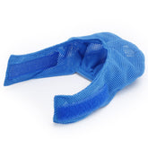 Mapifly cat muzzle in blue breathable mesh for comfortable grooming restraint