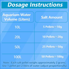 MAQIHAN mineral-rich aquarium salt provides calcium, magnesium, and potassium support.