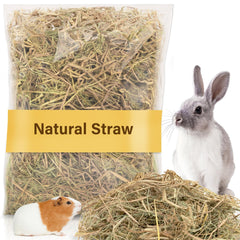 MAQIHAN natural straw bedding close-up showing a soft pet nest for comfort.