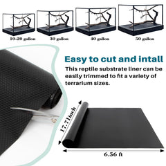 MAQIHAN reptile substrate mat shows a textured surface for stable, non-slip handling