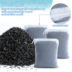 MAQIHAN nylon bags with charcoal for safe filtration media