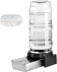 Marchul dog water dispenser cap-off view enables hassle-free refilling